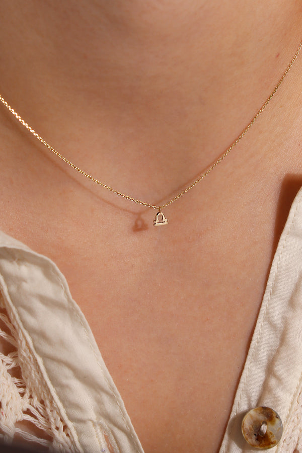 PETITE LIBRA ZODIAC  NECKLACE