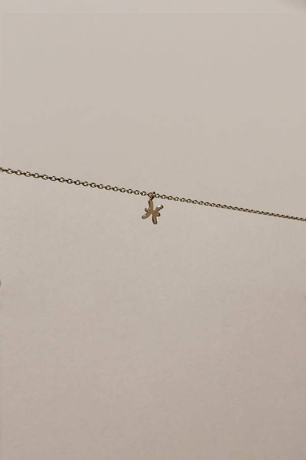 PETITE PISCES ZODIAC NECKLACE