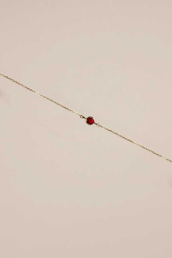 3MM RUBY BRACELET