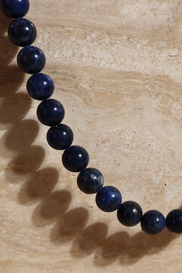 THE 1970 SODALITE BEAD NECKLACE