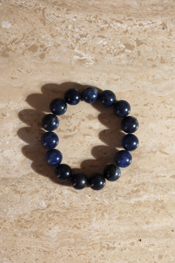 THE 1970 SODALITE BEAD BRACELET