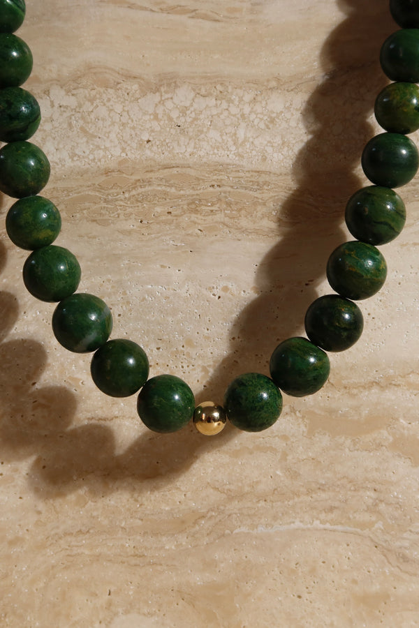 THE 1970 JADE BEAD NECKLACE