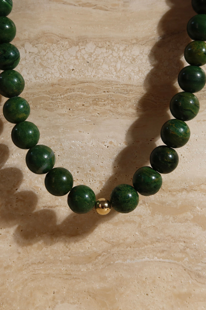 THE 1970 JADE BEAD NECKLACE