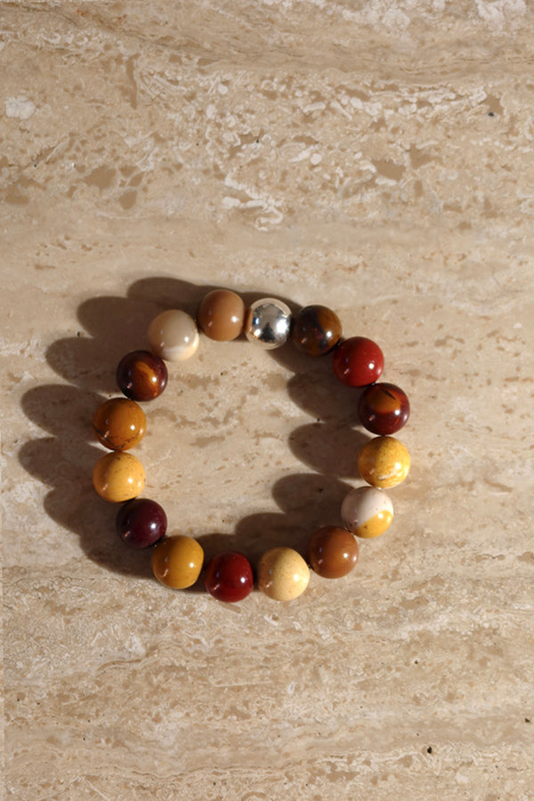 THE 1970 MOOKAITE BEAD BRACELET