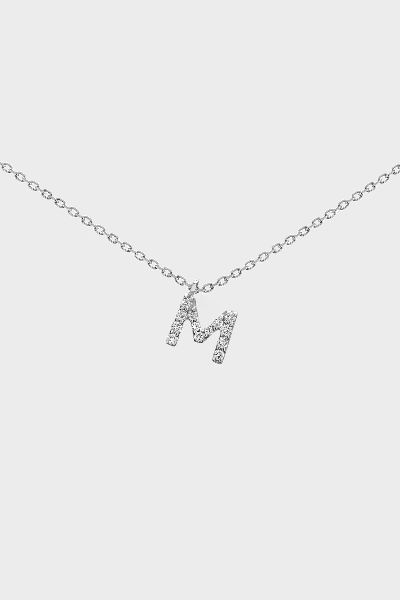 DIAMOND INITIAL NECKLACE