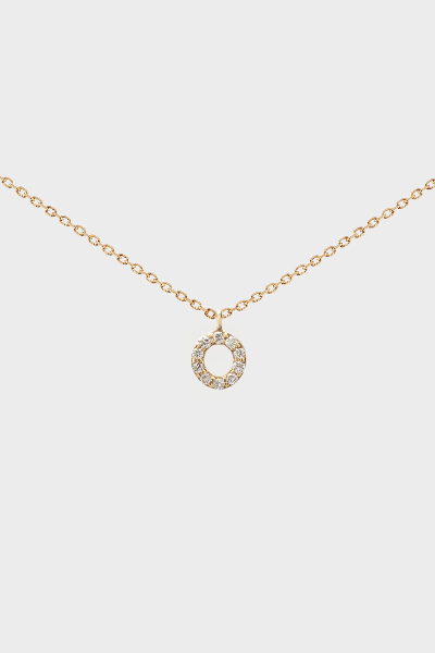 DIAMOND INITIAL NECKLACE